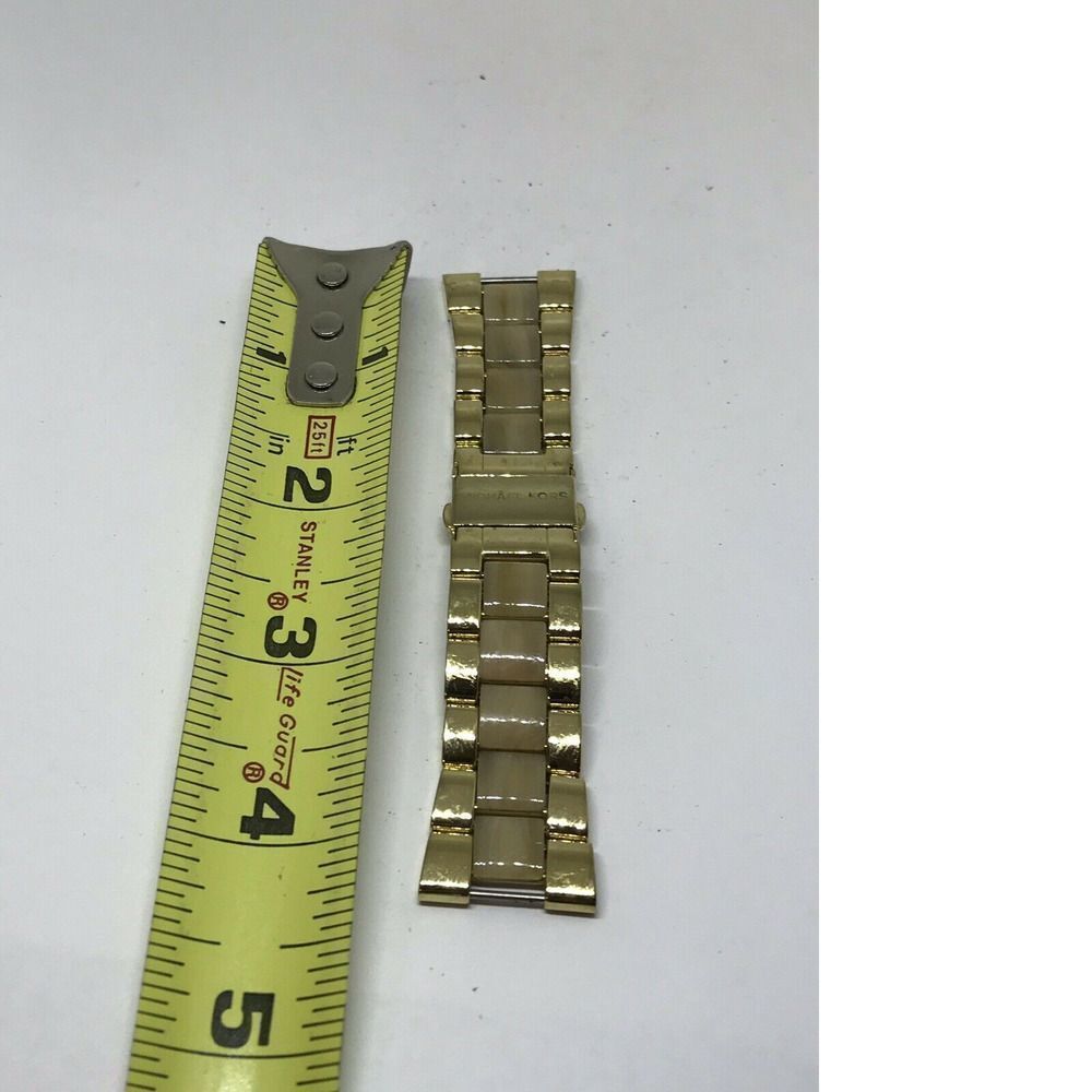 Michael Kors Watch Bracelet Links Use For Parts Clap Full Band 22mm V590